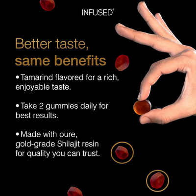 6-Month Supply | Infused® Pure Shilajit Gummies