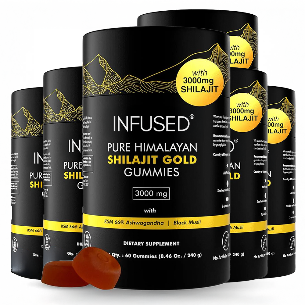 6-Month Supply | Infused® Pure Shilajit Gummies